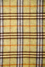 Burberry Green/Brown Wool House Check Fringe Scarf
