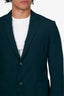 Prada Sport Navy Blue Nylon Blazer Size 50 Mens