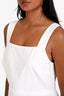 Theory White Linen Blend Mini Dress Size 4