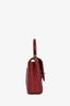 Pre-loved Chanel™ 2022+ Burgundy Caviar Leather Nano Coco Top Handle