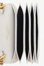 Saint Laurent White Quilted Leather Gaby Micro Bag