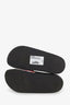 Gucci Beige/Pink Rubber GG Supreme Monogram Blooms Slide Sandals Size 35