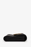 Roger Vivier Black Satin 'Efflorescence' Clutch with Chain Strap