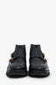 Tom Ford Black Pebbled Calf Leather Monk Strap Boots Size 7.5 Men's
