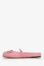 Gucci Pink Leather Horsebit Ballet Mules Size 37