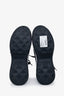 Pre-loved Chanel™ Black Calfskin Neoprene Interlocking CC Logo Sneakers Size 38.5