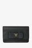 Prada Black Saffiano Bow Crossbody