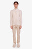 Ralph Lauren Purple Label Beige Linen Straight Leg Pants Size 32 Mens