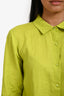 Eileen Fisher Lime Green Linen Long Sleeve Top Estimated Size XS Petite
