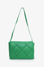 Stand Studio Green Leather Wanda Mini Top Handle Bag with Strap