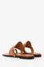 Hermès Gold Leather 'Hera' Sandals Size 36