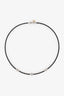 Alor Black Cable 14kt White Gold Triple Station Necklace