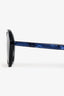 Gucci Blue Round Sunglasses