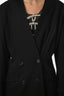 The Row Black Wool 'Medina' Midi Jacket Size 8