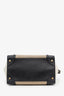 Celine Black/Beige/Cream Leather Mini Luggage Tote