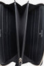 Pre-Loved Chanel™ 2015-16 Black Quilted Chevron Lambskin Small Zip Around Wallet
