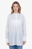 Toteme White Cotton Long Sleeve Button Up Shirt Size 38