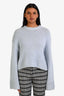 Sablyn Light Blue Cashmere Sweater Size S