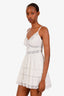 Love Shack Fancy White Linen Lace Mini Dress Size 0