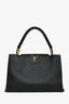 Louis Vuitton 2014 Black Taurillon Leather Capucines MM Top Handle