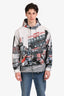 Supreme White Grand Prix Windbreaker Jacket Size Small Mens