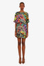 Moschino Couture Multicolour Back Cut-Out T-Shirt Dress Size 6