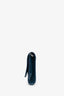 Saint Laurent Blue Patent Leather Large Belle de Jour Clutch