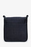 Longchamp Dark Blue 'Le Foulonne' Canvas Crossbody Bag