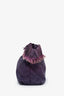 Prada Purple Leather Fringe Shoulder Bag