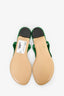 Gucci Green Suede Horsebit Sandals Size 37