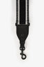 Christian Dior Black/White Canvas Guitar Strap