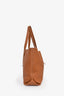 Louis Vuitton Brown Leather Padlock Low Key Cabas' Logo Tote MM with Pouch