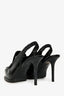 Stella McCartney Black Patent Slingback Loafer Heels Size 39