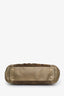 Cartier Gold/Brown Suede Leather La Dona Shoulder Bag