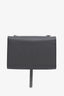 Saint Laurent Grey Grained Leather Kate Tassel Bag