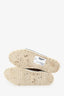 Hermès 2019 Beige Leather 'Jungle Love' Platform Sneakers Size 36