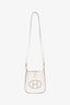 Hermès White Epsom Leather Evelyne TPM Crossbody