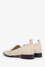 Aeyde Cream Leather Square Toe Loafer Size 40.5