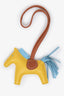Hermès Yellow/Gold/Blue Rodeo Bag Charm TPM