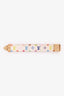 Louis Vuitton x Takashi Murakami 2006 White Multicolour Monogram Bracelet Size S