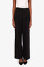 Gucci Black Cotton Silk Tweed Trousers Size 38
