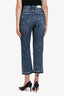 Pistola Acid Wash Denim High Rise Cropped Straight Leg Jean Size 26