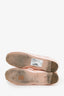 Miu Miu Pink Satin 'Calzature Donna' Bow Ballet Flats Size 38