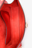 Valentino Red Leather Rockstud Flap Crossbody Bag