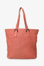 Bottega Veneta Peach Intrecciato Leather Tote