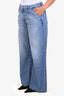 AG Adriano Goldschmied Blue Denim Low Waisted Wide Leg Stella Jeans Size 29