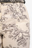 Twinset White/Black Floral Printed Palazzo Pants Size 44