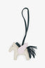 Hermès 2023 Craie/Mauve Pale/Vert Cypress Rodeo Pegase Bag Charm PM