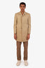 Loro Piana Brown Cotton Straight Leg Pants Size 50 Mens