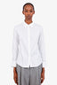 TWP White Cotton Collared Button Down Shirt Size S